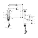 Hansgrohe Metris 230 Смеситель для умывальника, хром (31087000)