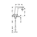 Смеситель для раковины, электронный Hansgrohe Metris S (цвет - хром) (31101000) фото 2 Aquada.com.ua