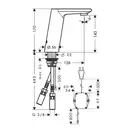 Смеситель для раковины, электронный Hansgrohe Metris S (цвет - хром) (31102000) фото 2 Aquada.com.ua