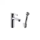 Смеситель для раковины с гигиеническим душем Hansgrohe Metris S (цвет - хром) (31160000) фото 1 Aquada.com.ua