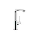 Смеситель для раковины, однорычажный Hansgrohe Metris S (цвет - хром), с донным клапаном Push-Open (31161000) фото 1 Aquada.com.ua