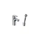 Смеситель для раковины с гигиеническим душем Hansgrohe Talis E2 (цвет - хром) (31165000) фото 1 Aquada.com.ua