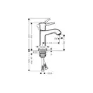 Смеситель для раковины Hansgrohe Metropol Classic (цвет - хром) (31301000) фото 2 Aquada.com.ua