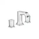 Смеситель для раковины на 3 отверстия Hansgrohe Metropol Classic (цвет - хром), с донным клапаном (31304000) фото 1 Aquada.com.ua