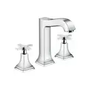 Смеситель для раковины на 3 отверстия Hansgrohe Metropol Classic (цвет - хром), с донным клапаном (31307000) фото 1 Aquada.com.ua