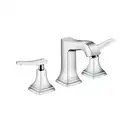 Смеситель для раковины на 3 отверстия Hansgrohe Metropol Classic (цвет - хром), с донным клапаном (31330000) фото 1 Aquada.com.ua
