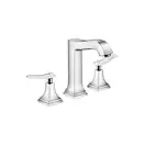 Смеситель для раковины на 3 отверстия Hansgrohe Metropol Classic (цвет - хром), с донным клапаном (31331000) фото 1 Aquada.com.ua