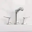 Смеситель для раковины на 3 отверстия Hansgrohe Metropol Classic (цвет - хром), с донным клапаном (31331000) фото 2 Aquada.com.ua