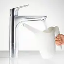 Смеситель для раковины, однорычажный Hansgrohe Focus (цвет - хром) (31518000) фото 2 Aquada.com.ua