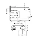 Смеситель для раковины, однорычажный Hansgrohe Talis S2 (цвет - хром) (31611000) фото 2 Aquada.com.ua