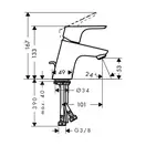 Hansgrohe Focus 70 Смеситель для умывальника, хром (31730000)