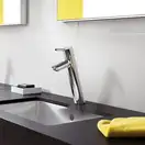 Смеситель для раковины, однорычажный Hansgrohe Talis (цвет - хром) (32052000) фото 2 Aquada.com.ua