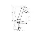 Смеситель для раковины, однорычажный Hansgrohe Talis (цвет - хром) (32052000) фото 4 Aquada.com.ua