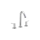 Смеситель для раковины, двухвентильный Hansgrohe Talis (цвет - хром), с донным клапаном (32310000) фото 1 Aquada.com.ua
