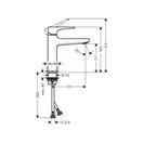 HANSGROHE Metropol 100 Смеситель для умывальника, хром (32500000)
