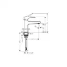 Смеситель для раковины Hansgrohe Metropol (цвет - хром), только для холодной воды (32501000) фото 2 Aquada.com.ua