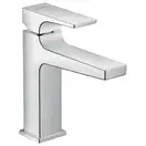 HANSGROHE Смеситель для раковины однорычажный 110, со сливным гарнитуром push-open, хром Metropol (32507000) фото 1 Aquada.com.ua