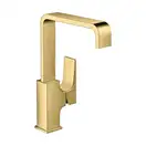 Змішувач для умивальника Hansgrohe Metropol 230 із зливним клапаном Push-Open, золото (32511990)
