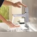 Змішувач для умивальника Hansgrohe Metropol 100 Select з донним клапаном Push-Open, хром (32570000)