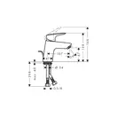 Hansgrohe Смеситель для раковины, однорычажный Logis 70 (71070000) фото 2 Aquada.com.ua