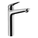 Смеситель для раковины высокий Hansgrohe Novus (цвет - хром), с донным клапаном (71123000) фото 1 Aquada.com.ua