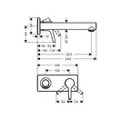 HANSGROHE Talis S Смеситель для умывальника, хром (72111000)
