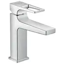 HANSGROHE Смеситель для раковины однорычажный 110, с петлеобразной ручкой и сливн. гарнитуром push-open Metropol (74507000) фото 1 Aquada.com.ua
