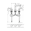 Змішувач для умивальника Hansgrohe Metropol 110 (74514000)
