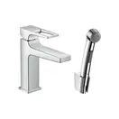 Смеситель для раковины с гигиеническим душем Hansgrohe Metropol (цвет - хром) (74522000) фото 1 Aquada.com.ua
