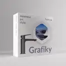 Смеситель для раковины Imprese Grafiky (цвет - black nickel), без донного клапана (ZMK041807010) фото 2 Aquada.com.ua