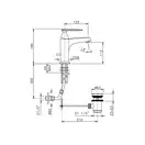 Смеситель для раковины Nicolazzi Vincent (3002CL-BIM35) фото 2 Aquada.com.ua