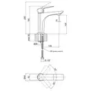 Змішувач для раковини Qtap Letel1053104C (QLTL1053104C) фото 2 Aquada.com.ua