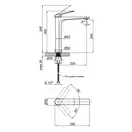 Змішувач для раковини Qtap Vlasta 1028H102C (QTVL1028H102C) фото 2 Aquada.com.ua