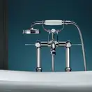 Смеситель для ванны напольный Axor Montreux (цвет - хром), с душевым гарнитуром (16553000) фото 3 Aquada.com.ua