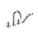 Смеситель на борт ванны, на 4 отверстия Axor Uno (цвет - хром) (38445000) фото 1 Aquada.com.ua