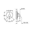 Grohe Essence New Смеситель для ванны, хром (19285001)