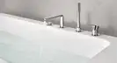 Смеситель однорычажный на борт ванны на 4 отверстия Grohe Lineare (цвет - хром) (19577001) фото 5 Aquada.com.ua