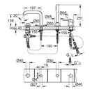 Grohe Essence New Смеситель для ванны, хром (19578001)