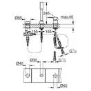 Смеситель однорычажный на борт ванны на 3 отверстия Grohe Lineare (цвет - хром) (19965001) фото 3 Aquada.com.ua
