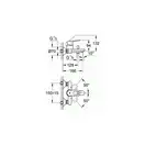 Grohe BauLoop Смеситель для ванны, хром (23341000)