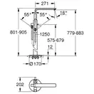 Смеситель отдельностоящий для ванны Grohe Lineare (цвет - хром) (23792001) фото 5 Aquada.com.ua