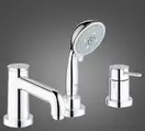 Grohe BauClassic Смеситель на борт ванны, хром (2511800A)