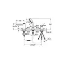 Grohe BauClassic Смеситель на борт ванны, хром (2511800A)