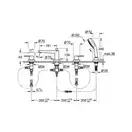 Grohe BauLoop Змішувач на борт ванни, хром (2511900A)