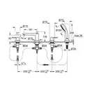 Grohe Bau Edge Смеситель на борт ванны, хром (2512000A)