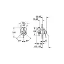 Grohe BauClassic Смеситель для ванны, хром (29047000)