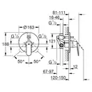 Grohe Eurosmart Cosmopolitan Змішувач, хром (32879000)