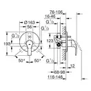 Grohe Eurosmart Смеситель для ванны, хром (33305002)