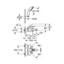 GROHE Смеситель для ванны EUROSTYLE (3359230A) фото 3 Aquada.com.ua