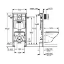 Grohe Solido Compact Інсталяція з унітазом 4-в-1 (39400000)